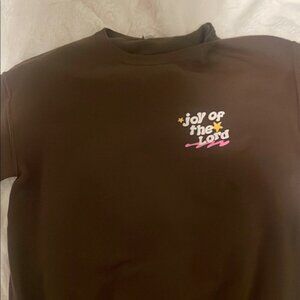 SHEIN Brown Sweatshirt Hoodie Casual Style